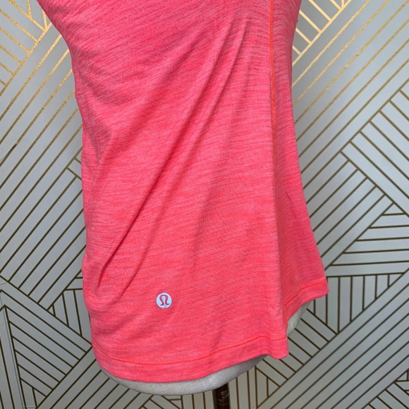 Lululemon Run‎ For Gold Tank Heather Electric Coral - Picture 5 of 8